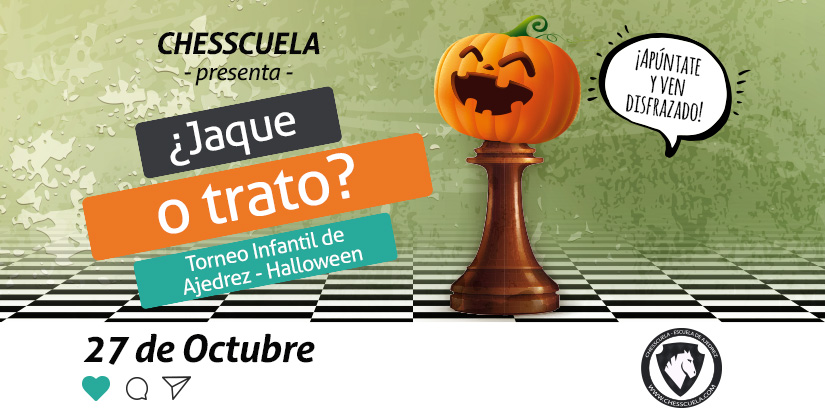 Participa en el torneo infantil de ajedrez de Málaga Factory y Chesscuela el próximo 27 de octubre