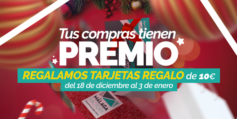 Tus compras tienen premio - Málaga Factory