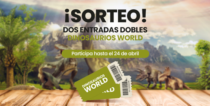 sorteo exposicion de dinosaurios