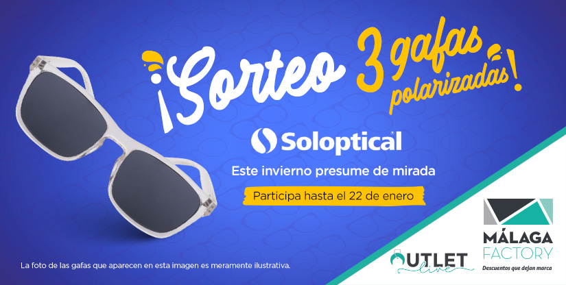 SORTEO 3 GAFAS DE SOL POLARIZADAS DE SOLOPTICAL
